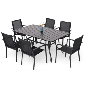 6 - Person Rectangular Outdoor Dining Set