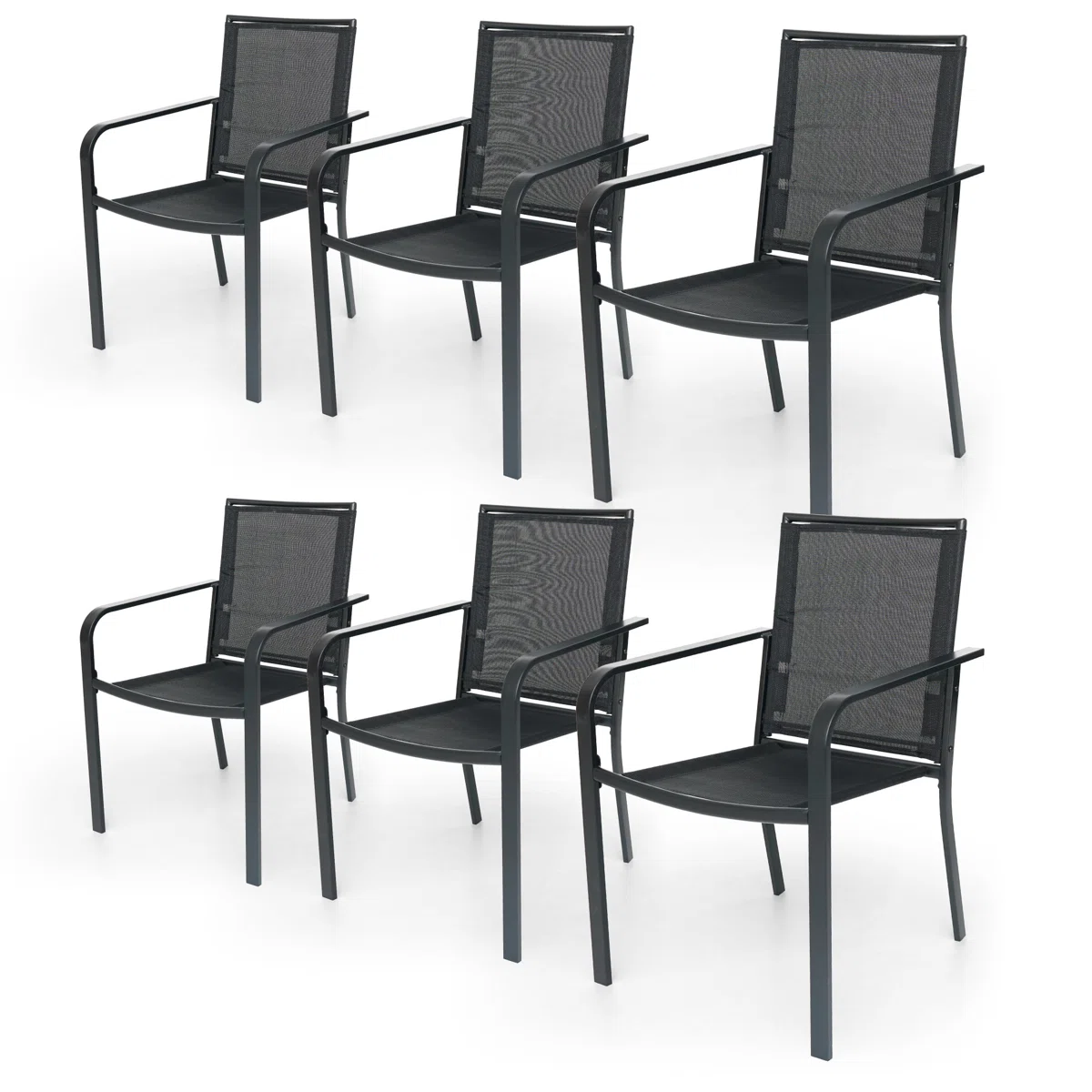 6 - Person Rectangular Outdoor Dining Set - Image 2