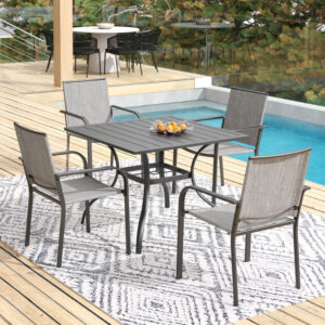 Square Outdoor Dining Set